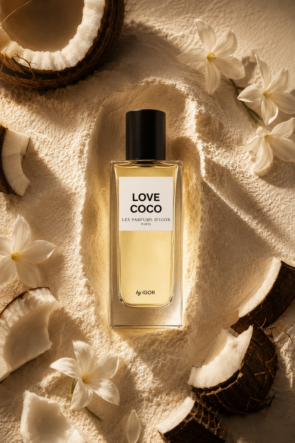 Love Coco – Parfum coco crémeux et fleurs blanches