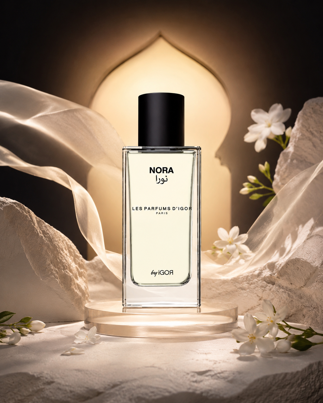 Nora – Parfum floral blanc, musqué
